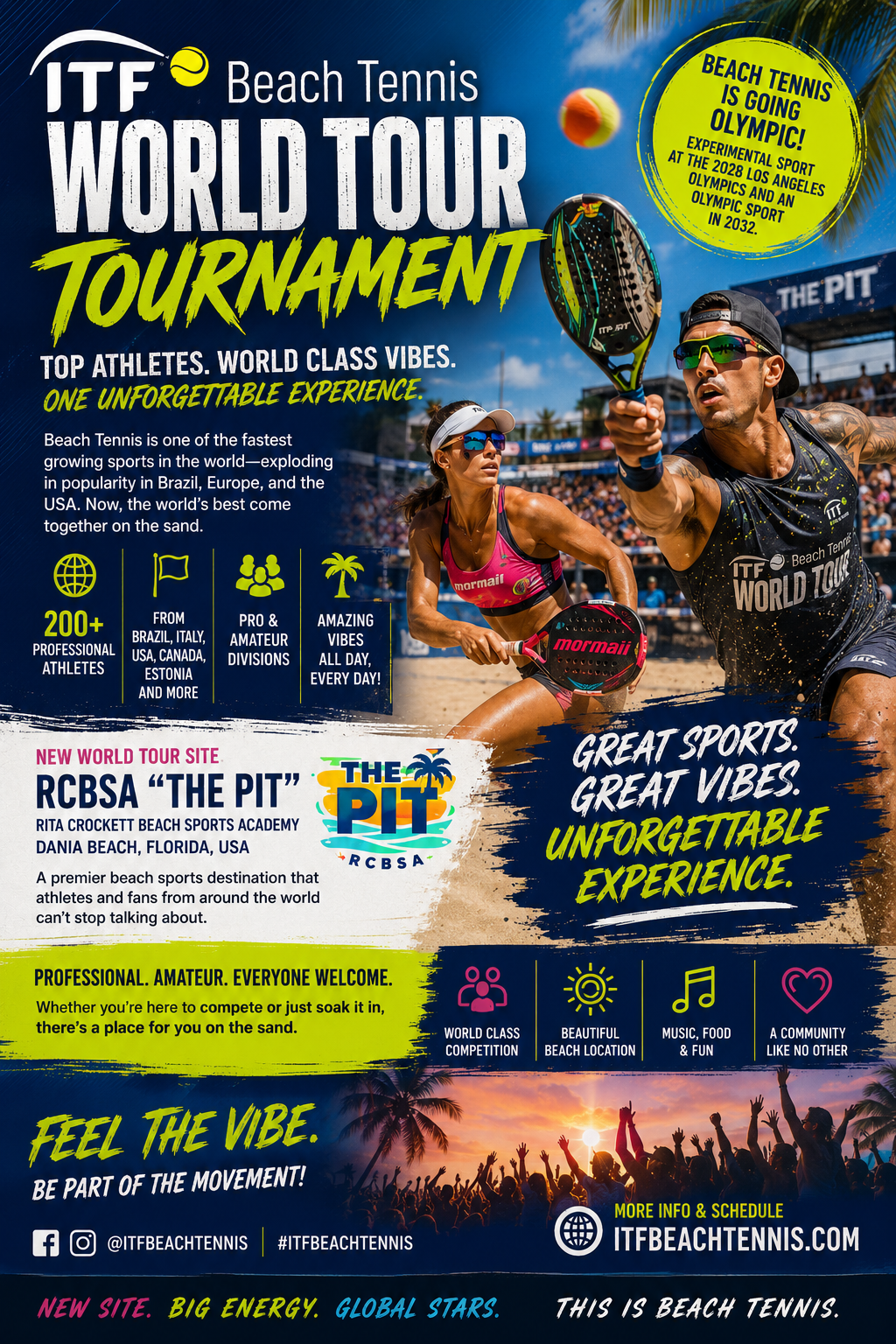 ITF Beach Tennis World Tour Tournament artwork from CommunitySponsor